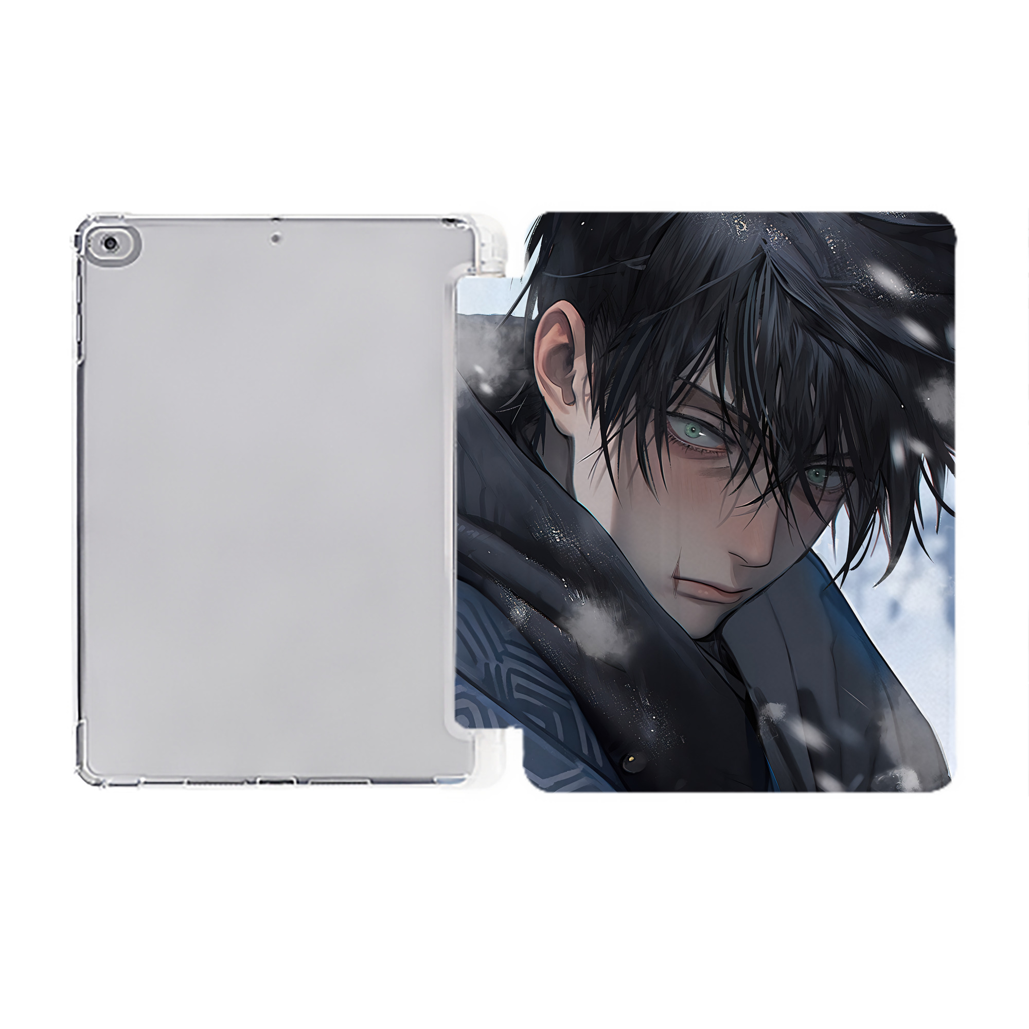 （画像用） SPY×FAMILY间谍家家酒 IPad ケース ペン収納付き 三つ折りスタンド PUレザー×シリコン 対応機種9.5/10.5/10.9インチ